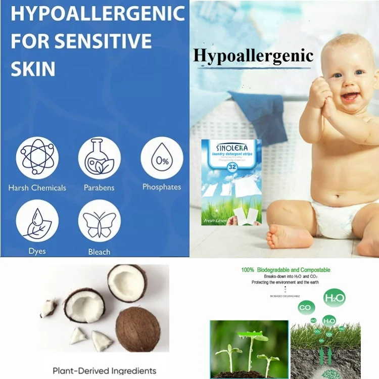Eco Laundry detergent strips laundry detergent sheets