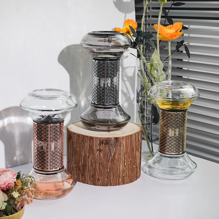 Free Customize Air Fragrance Freshening Luxury Home Decor New Perfume Fragrance Oil Stick Black Glass Reed Diffuser