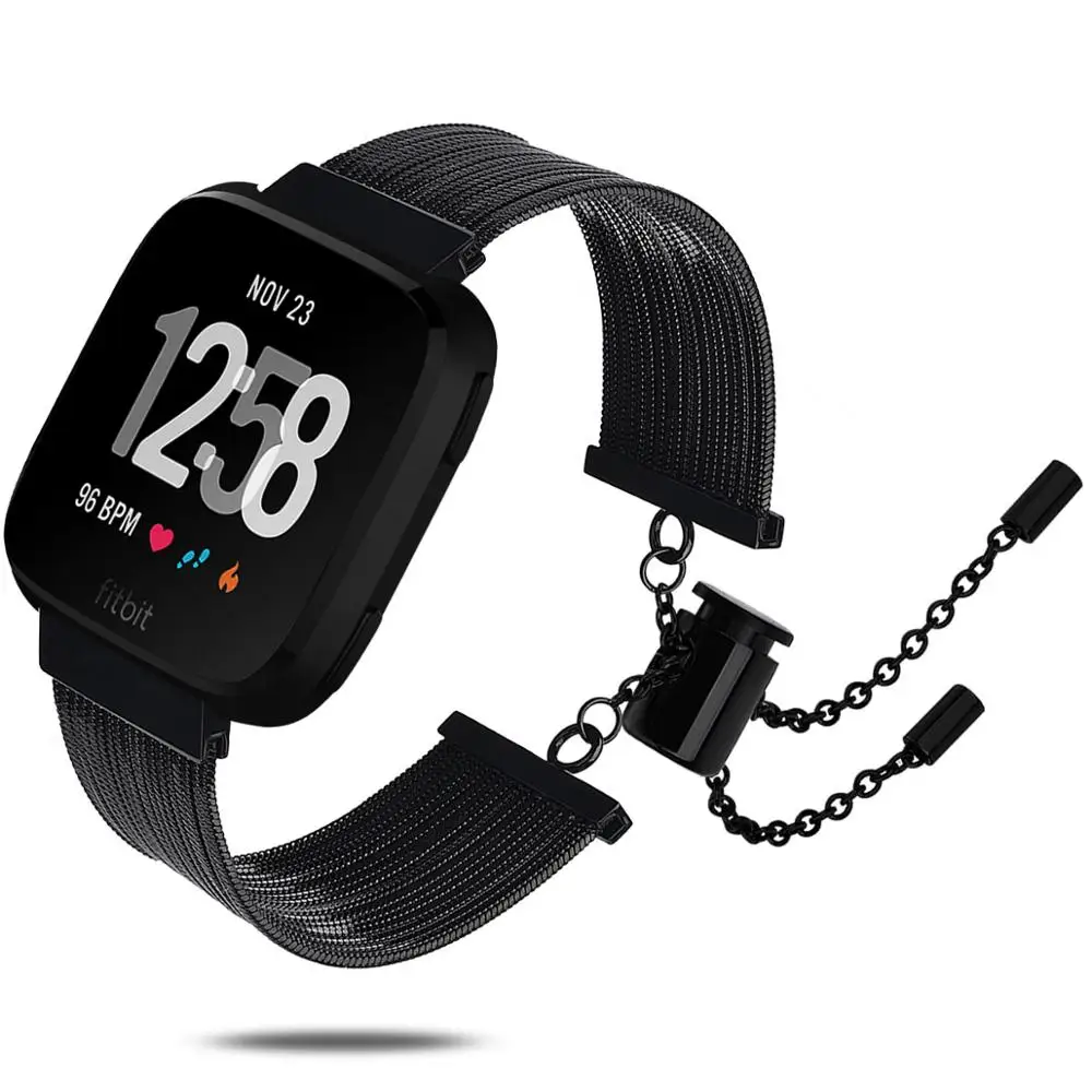 Высокопрочный женский браслет на запястье для часов FitBit Versa ремешок умных