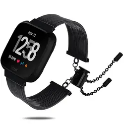 Highly resistant women jewelry wrist bracelet For FitBit Versa watch band for smartwatch strap