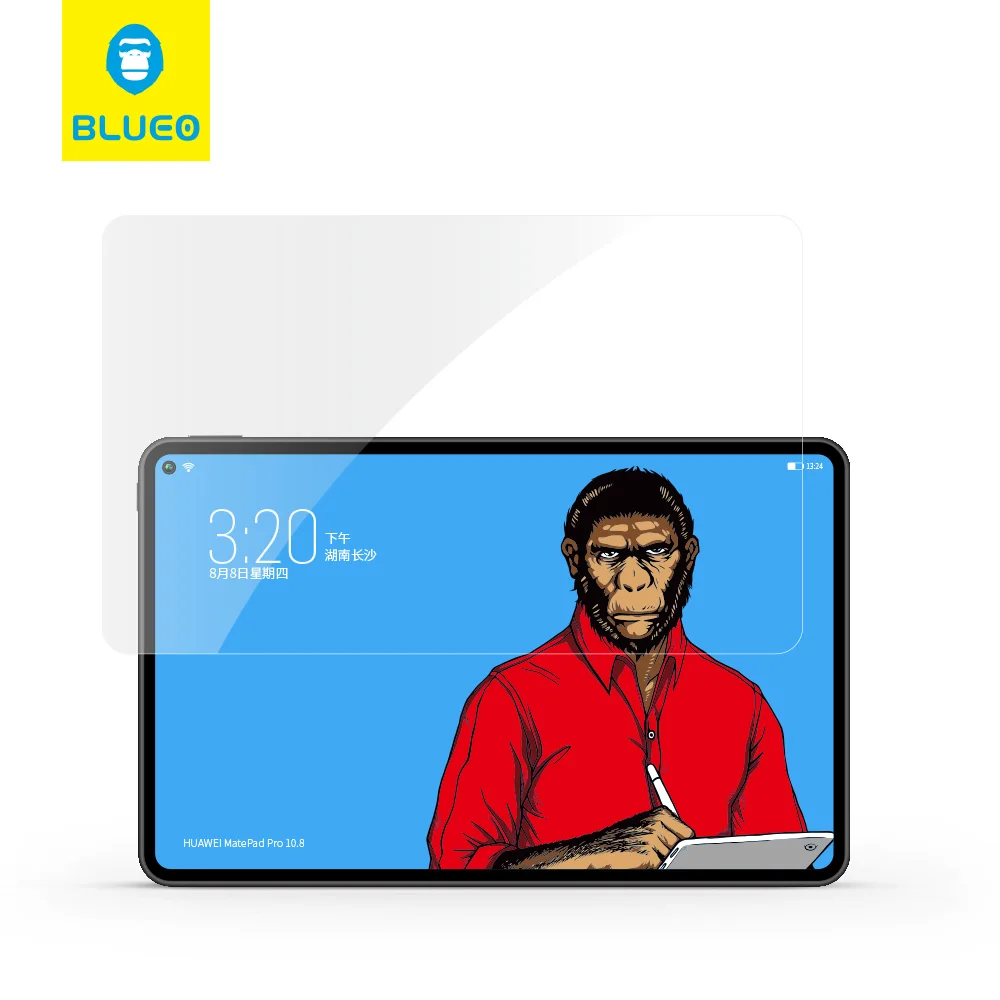 Blueo Full Screen 9h Tablet Tempered Glass for HUAWEI MatePad 2021 T8 T10 High Clear Tablet Screen Protector For Huawei Mediapad