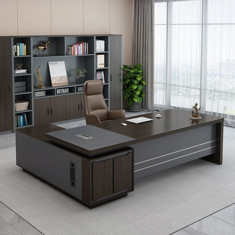 New Design Office Furniture Home Office Desk L Shaped Executive CEO Office Table