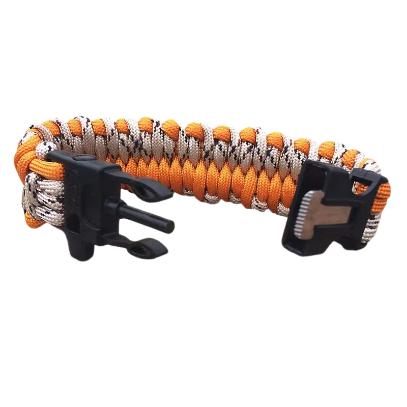 XIWANG 550 sports survival paracord bracelet with whistle buckle paracord bracelet