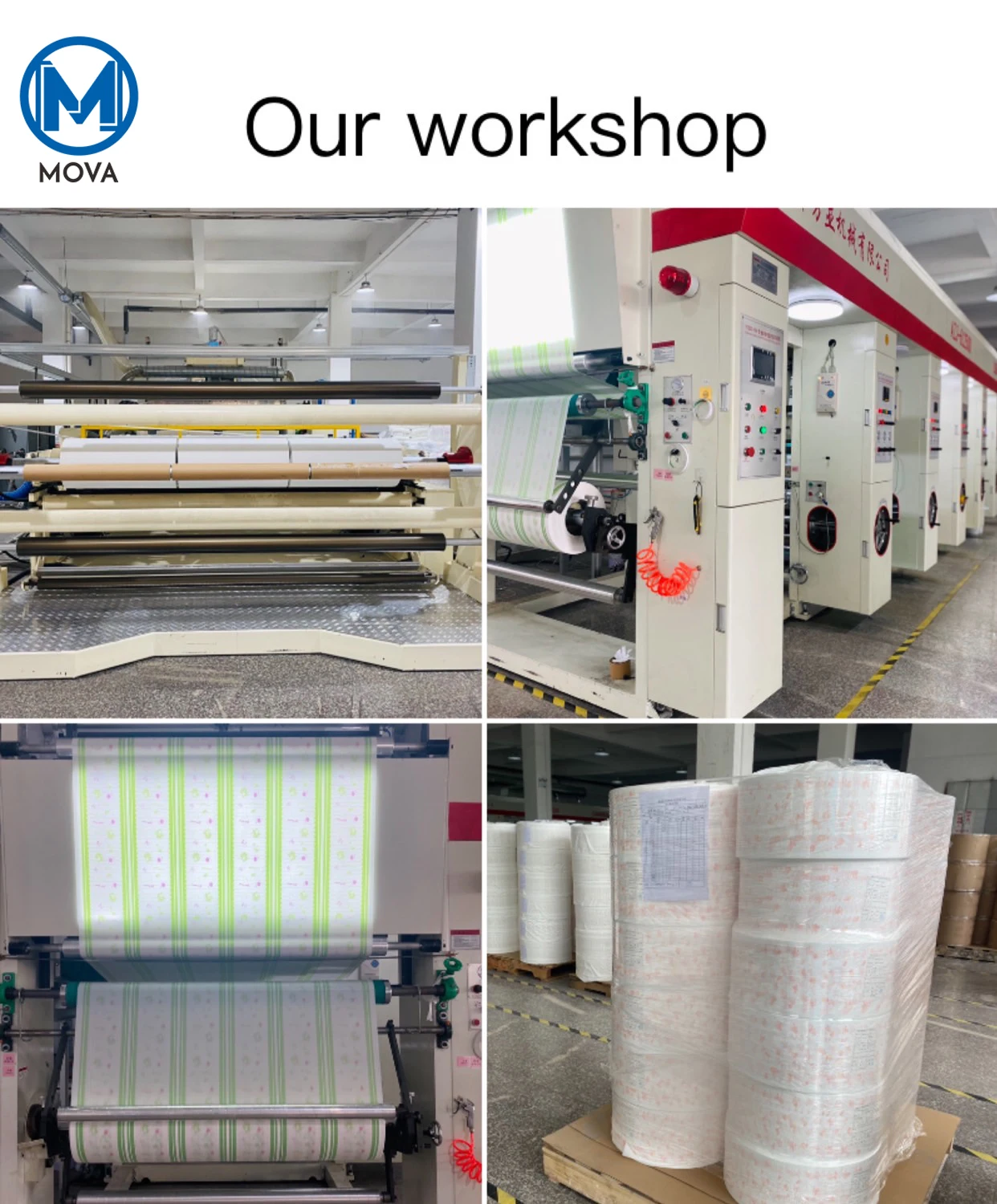 FACTORY Disposable Item Back sheet film Polyethylene PE cast film for baby diaper back-sheet six color printing china supplier