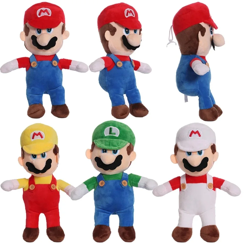 Stuffed Game Mario And Luigi Doll Mario Luigi Plush Toy Cute Anime Color Doll Gifts For Kids Children Toys