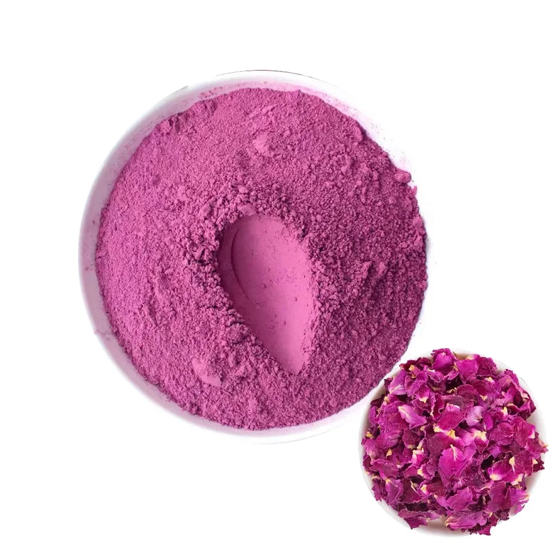 Factory Supply Chinese Flower Tea Rose Petal Plant Extract Rose Petals Powder