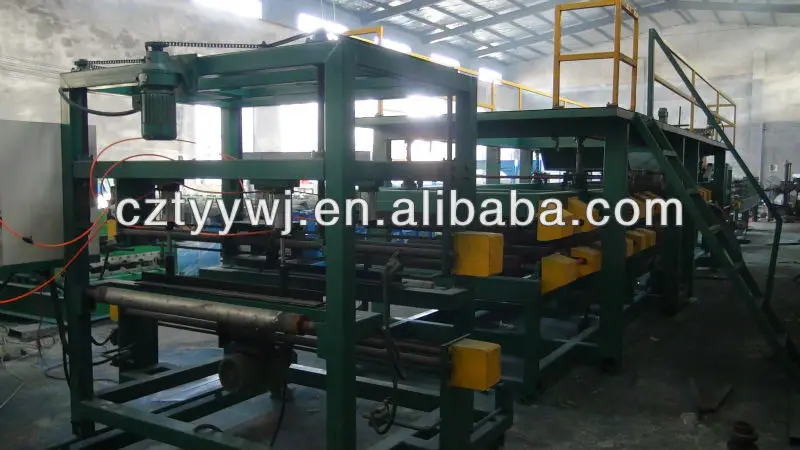 Extensive Usage Light Weight Roof/Wall Mineral wool Glass Wool Sandwich Panel Production Line