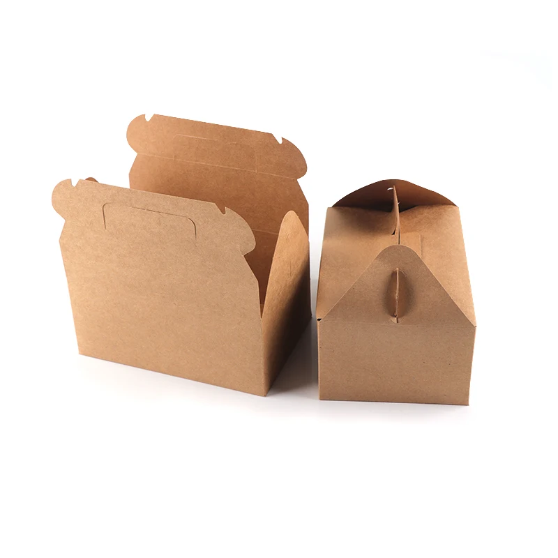 Custom Design Logo Packing Kraft Cake Cheap Paper Box Packaging