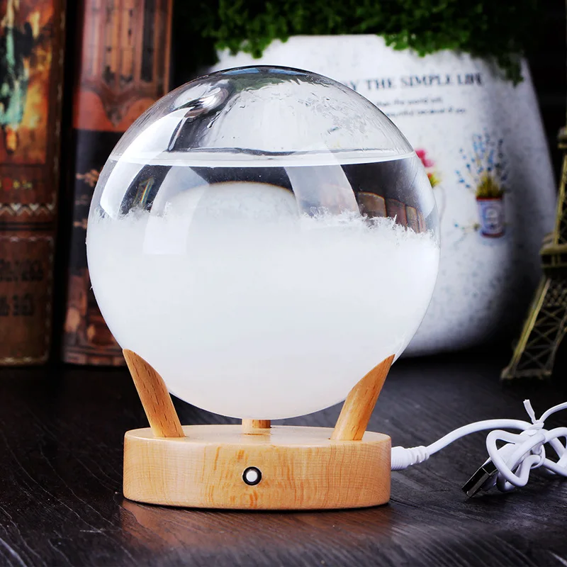 Christmas Gift Teardrop Storm Glass Creative Stylish Desktop Droplet Storm Glass Crafts Weather Storm Forecast Predictor