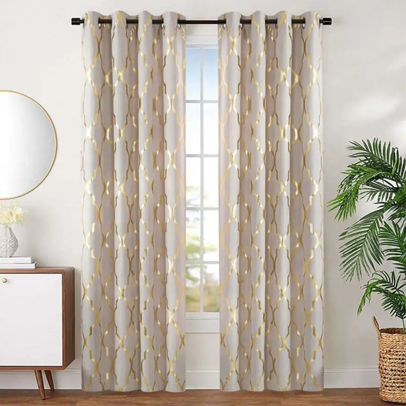 Modern Deluxe Blackout Waterproof Sold Directly By Manufacturers Living Room Deluxe Curtains