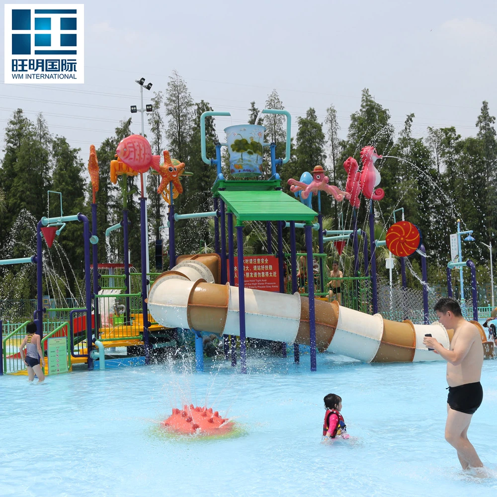 Aqua Park Water Play Equipment Fiberglass Water Slide for Sale
