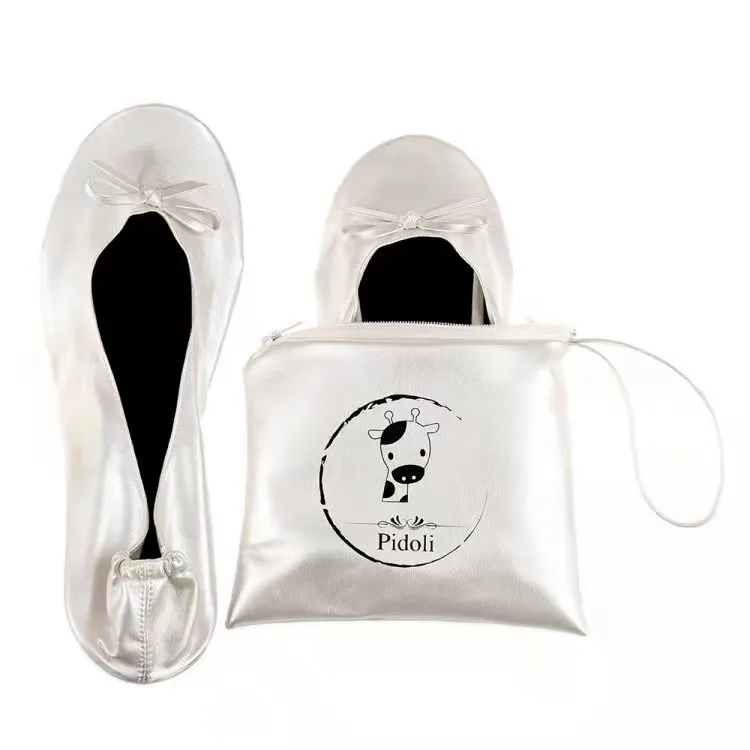 fengway Wedding women slides slipper gift foldable ballet Flat shoes and Sandals for after party womens custom slippers