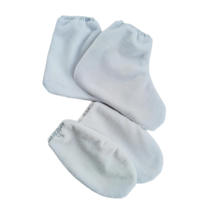 Professional Thick Heat Therapy Insulated Soft Treatment Mitts Foot Spa Cover For Women