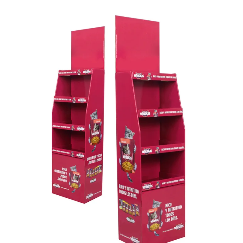 Custom Retail Supermarket Food Beverage Display Rack Custom Acrylic PVC Foam Board display Stand