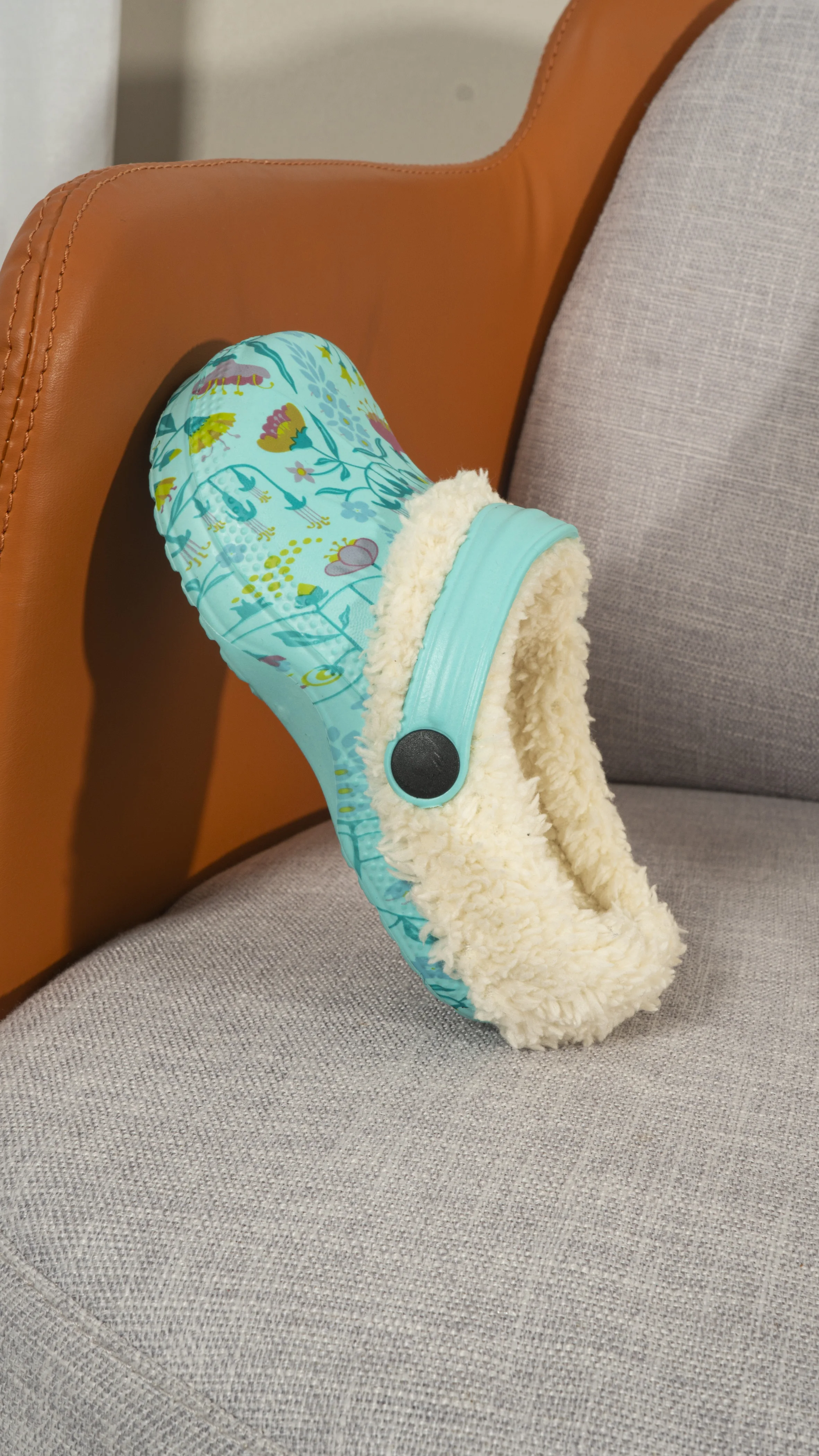 New style crocodile colorful custom fluffy home plush for children winter fuzzy house furry fancy fashion fur slippers