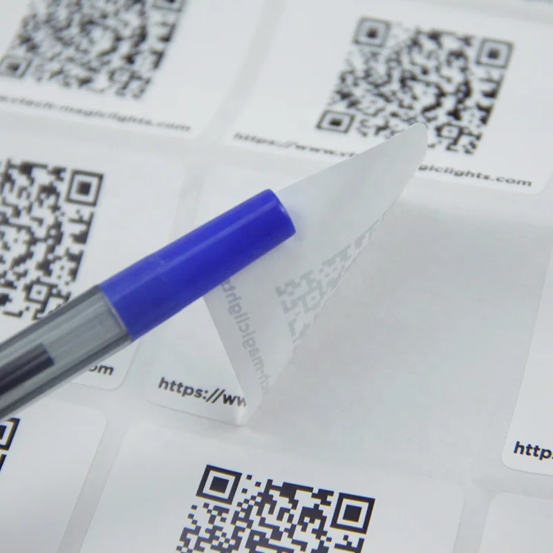 Hot Selling Serial Number Qr Code Hologram Security Code Sticker Sheet Labels With Faster Delivery