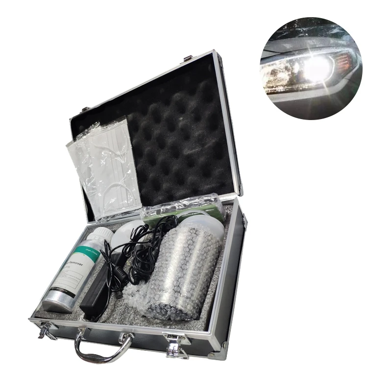 Allplace Steam Headlight Polishing Set Car Light Headlight Restoration Kit UV
