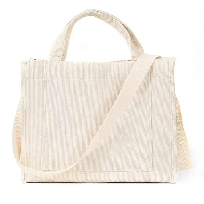Customized Logo Blank Heavy Duty 16oz Thick Fabric Big Capacity Eco Friendly Cotton Canvas Tote Bag For Woman