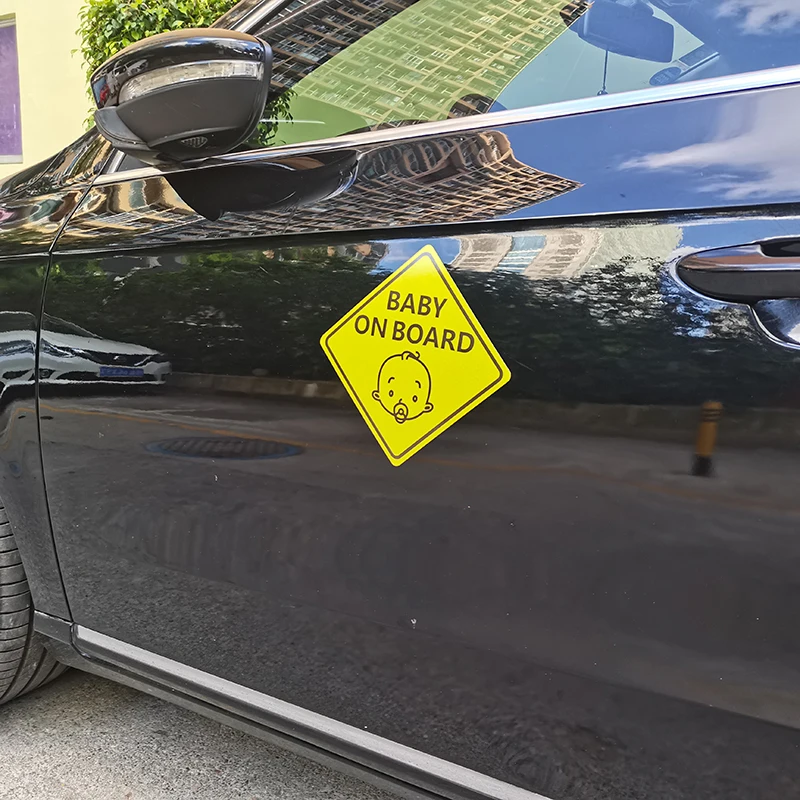 Custom Vehicle Signs Door Die Cut Vehicle Bumper Reflective Magnetic Car Sticker