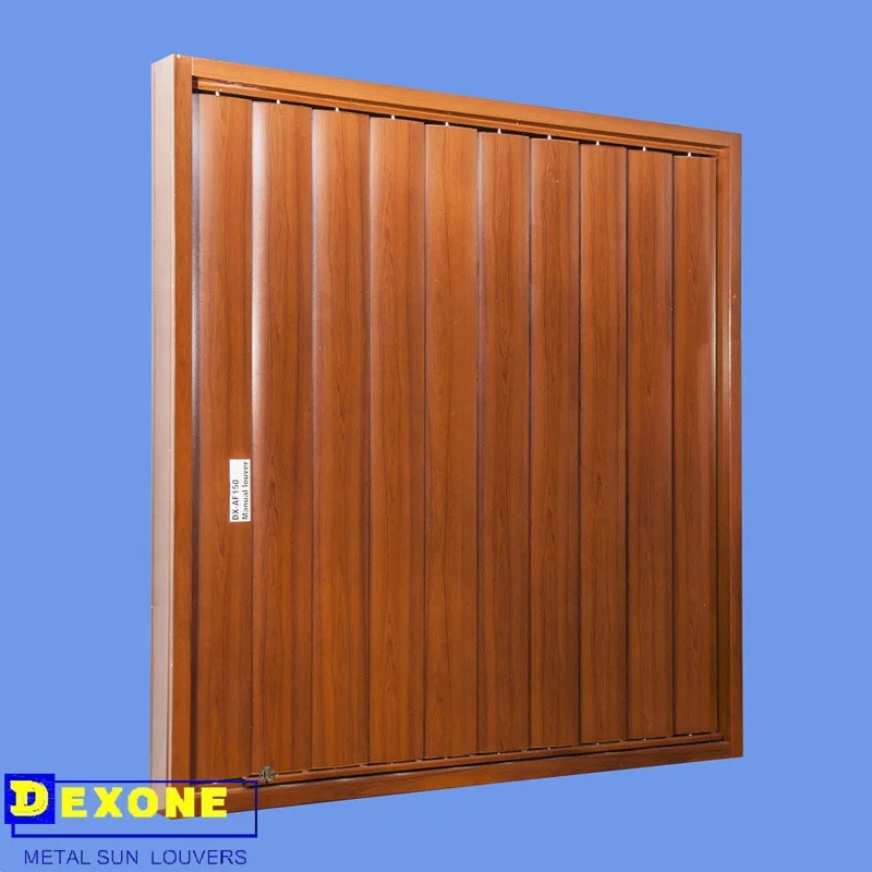 Extruded aluminum profile Aerofoil louver sun shade aluminium louvers