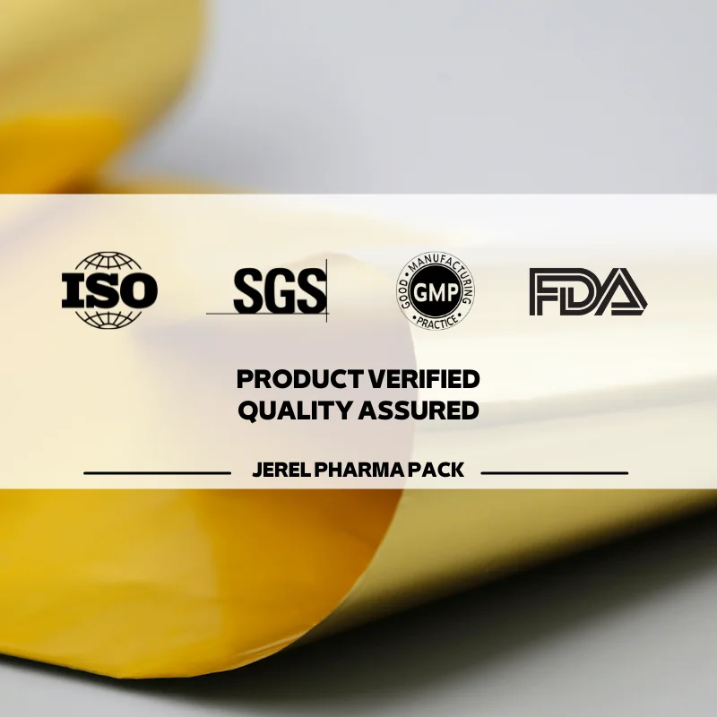 JEREL фармацевтическая цветная алюминиевая блистерная фольга ptp