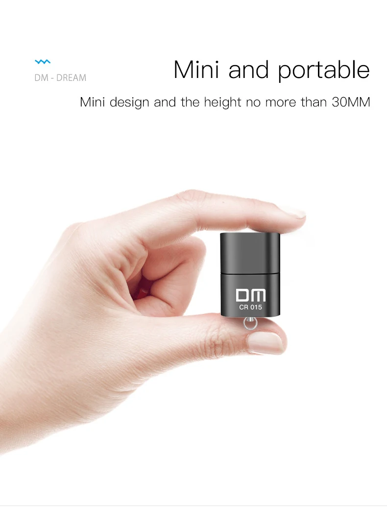 DM Slim SD Card Reader USB2.0 CR015