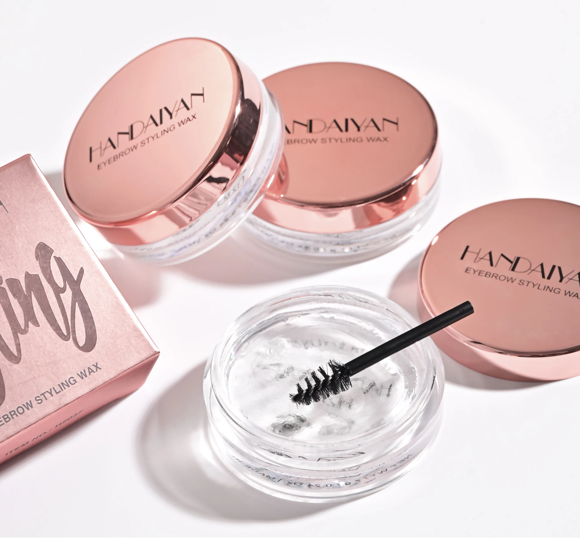 HANDAIYAN Colorless Eyebrow Soap Natural Styling Gel Enhancers Quick-dry Cream Vegan Makeup Cosmetics