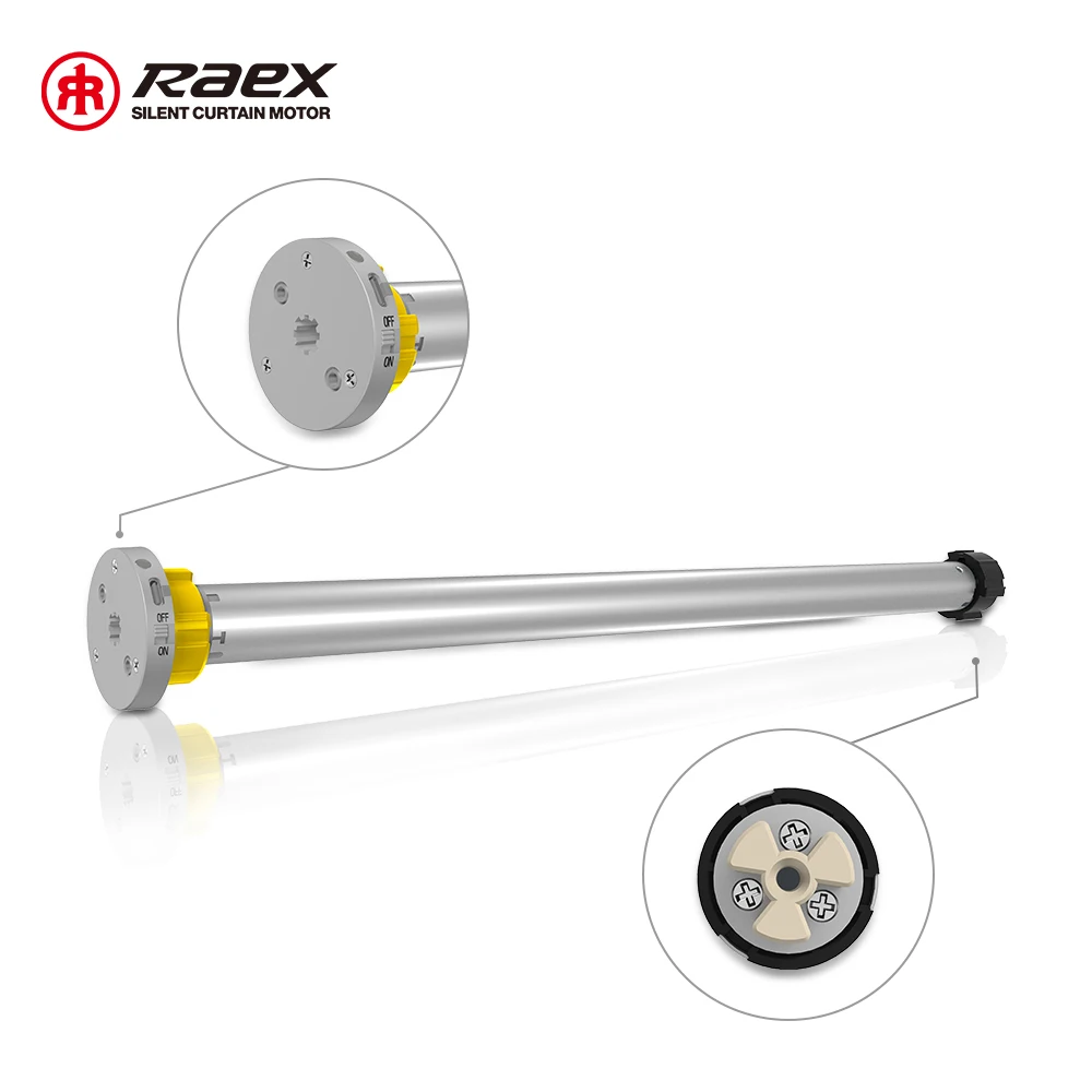 32mm 2nm Dc Tubular 12v 5000mah Build In Battery Tuya Roller Aluminum Wifi Smart Chain Blinds Motor