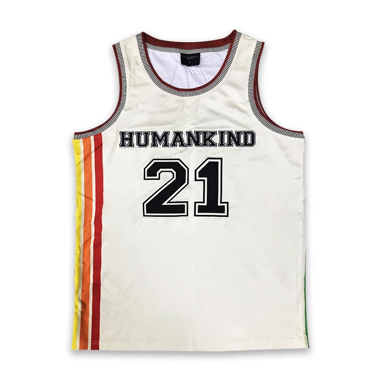 Customized Campus Team Basketball Jersey Wholesale Double Sided Basketball Jersey