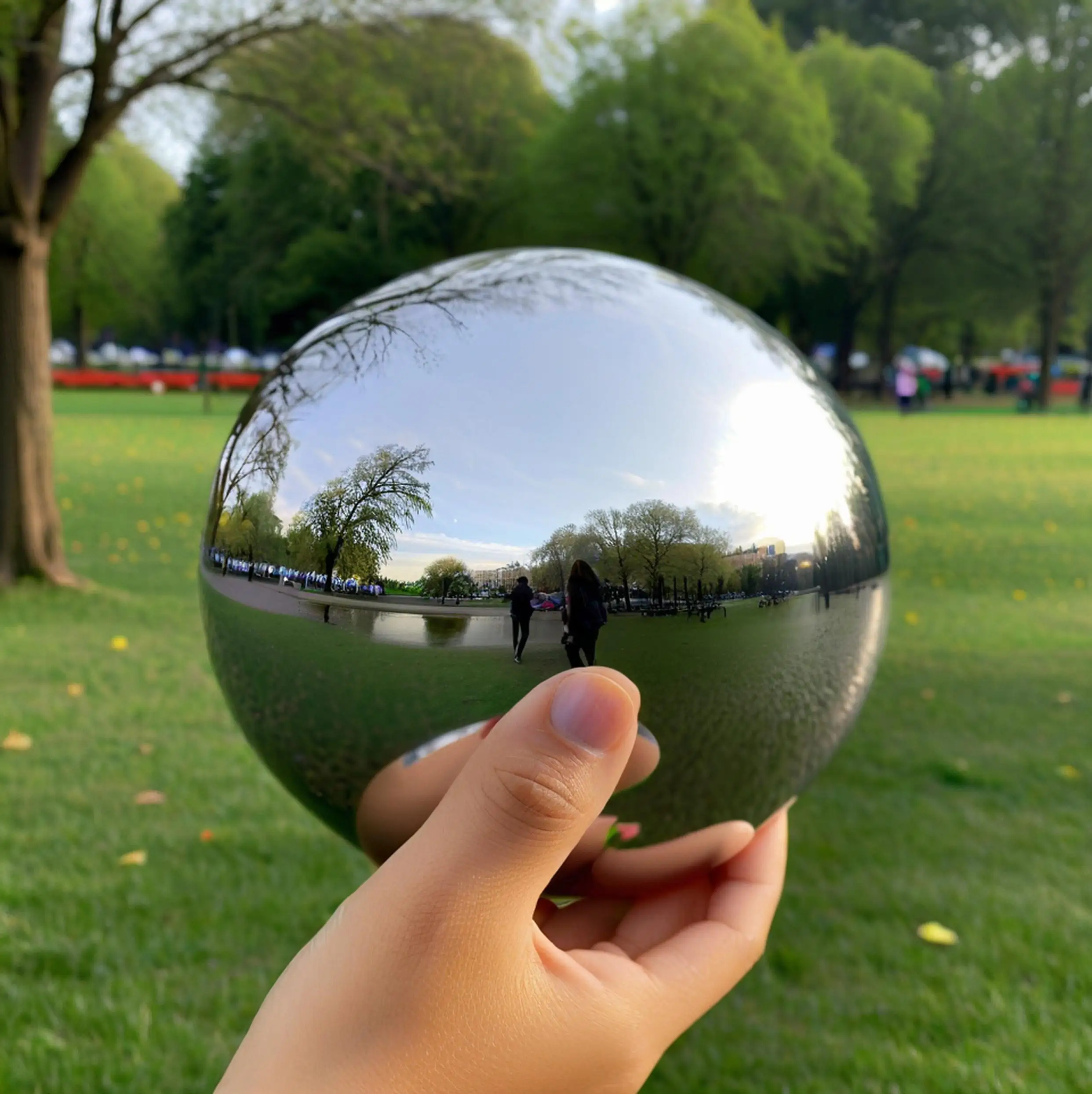 25MMWall decoration round ball landscape ball stainless steel fountain ball