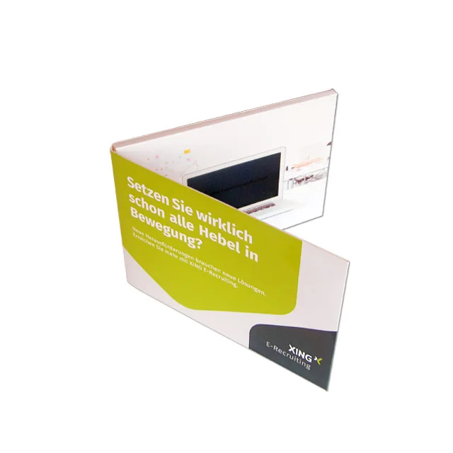 Golden supplier video greeting card electronic