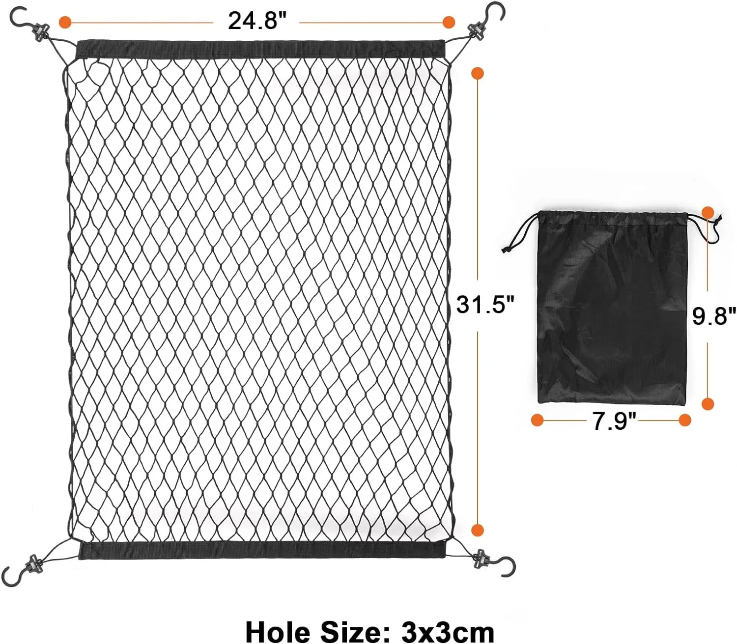 Wagon Net for Utility Folding Wagon Garden Cart Outdoor Wagon Cover Net
