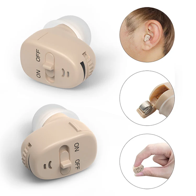 Yonker Portable mini Invisible Deafness hearing aids for the deaf Clear Sound Amplifier Micro ITE Digital Ear Hearing Aid