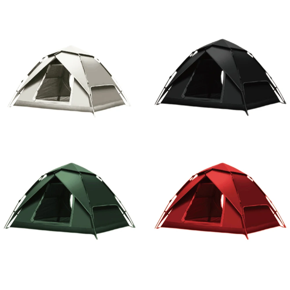 Pop Up Tents For Camping 3-4Person Automatic Setup Design Double Layer Waterproof Instant Tent Easy Family Tent