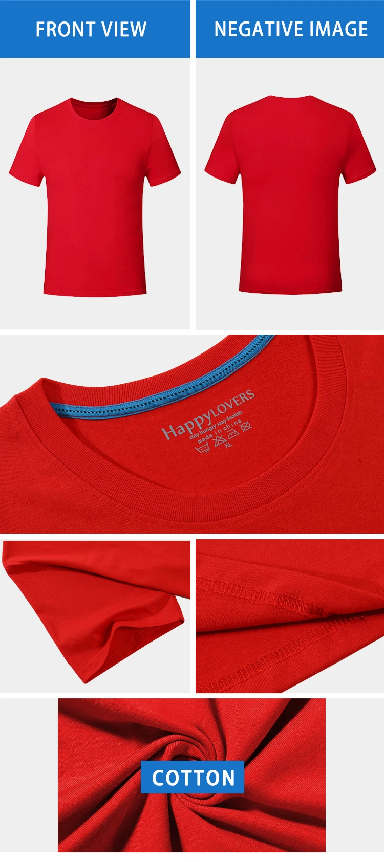 Heavy T Shirt Men Wholesale Shirts Custom Blanks Peru Pima Cotton T Shirt