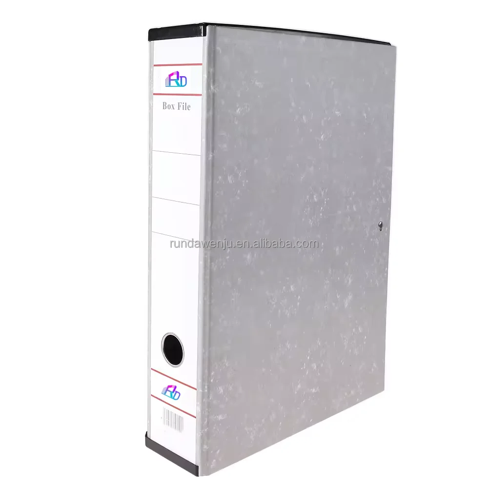 Factory Direct Wholesale A4/A5 Size Cardboard File Cover with Plastic Clip for Office & School Supplies