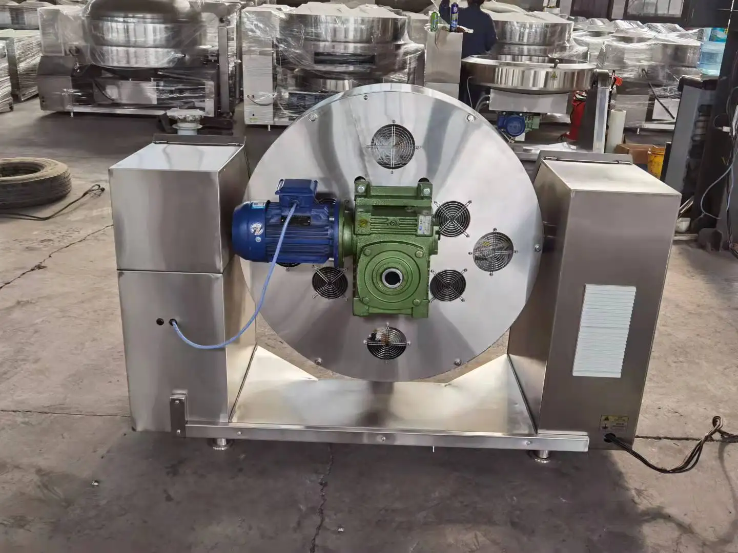 Индукционная модель электромагнитного нагрева планетарного перемешивания приготовления пищи автоматический жаккардовый чайник