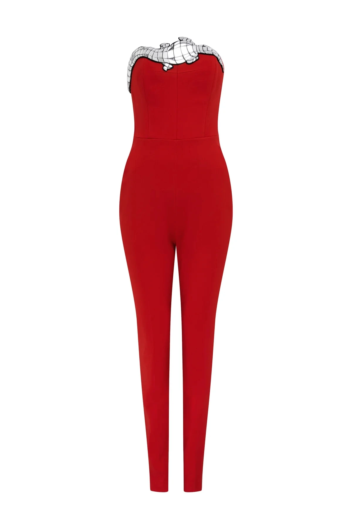 JB2216 Women Clothes Red Sexy Bodysuit Bandage Jumpsuits for Women Fashion Bodycon Sexy Jumpsuits Club Wear