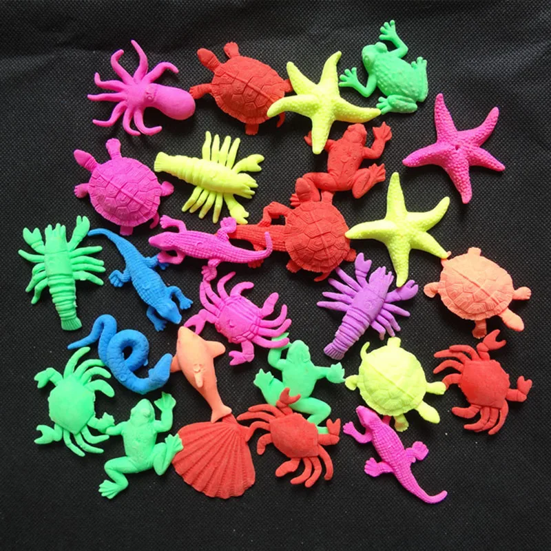 
LDD593 Sensory Jelly Foam Water Growing Sea Creatures Lives Animals Fun Learning Water Expand For Kids Toys 