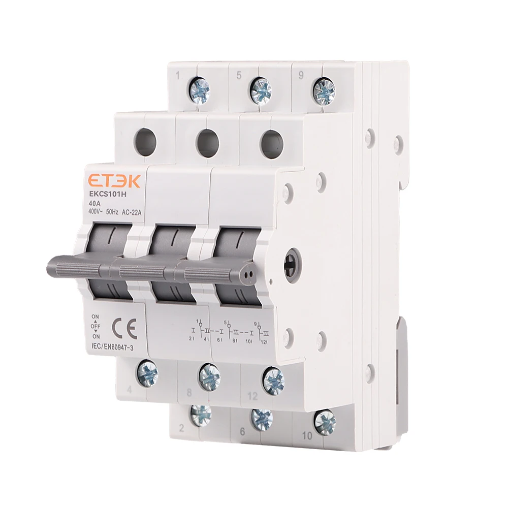 Переключатель переключения EKCS101 1P 2P 3P 4P