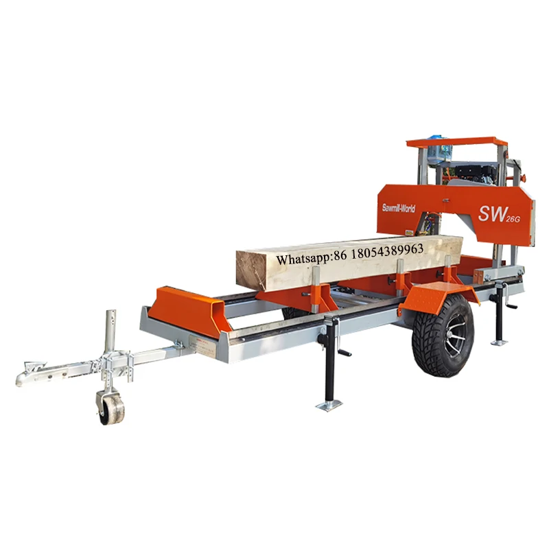 Mobile Log Cutting Band Sawmill
