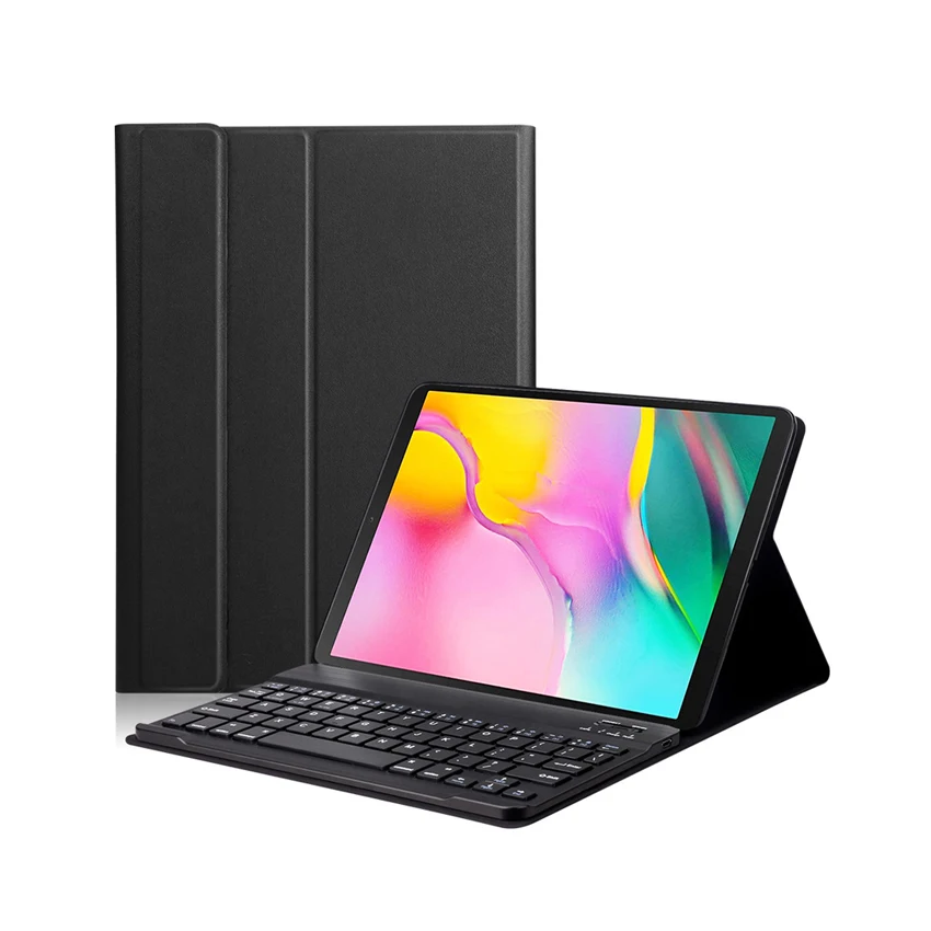 
Factory Wholesale Smart PU Leather Cover BT Wireless Keyboard Case for Samsung Galaxy Tab S6 lite 10.4