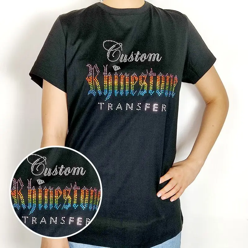 Catching colored and beautiful flower rhinestone appliques