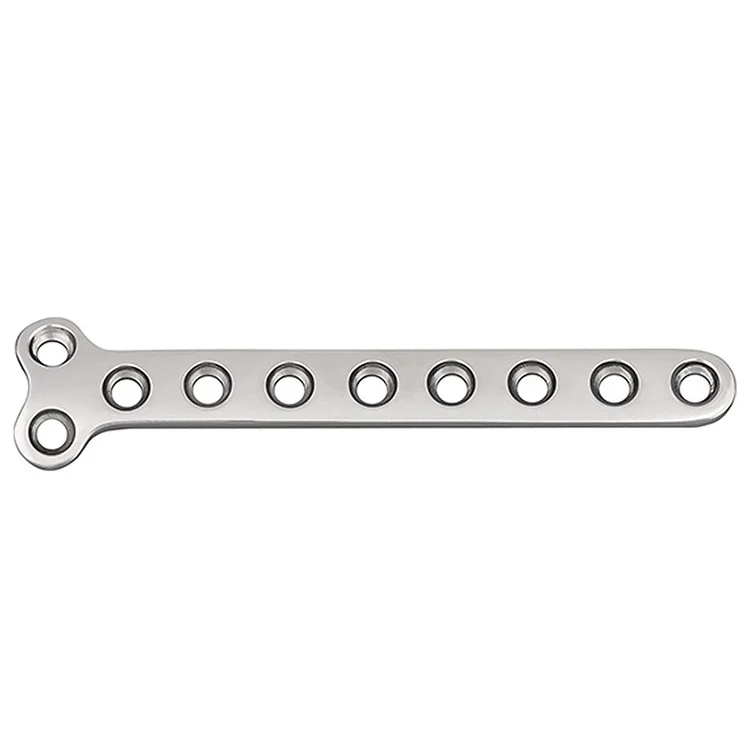 Orthopedic Implants Veterinary Animal Pets 2.4mm T Type Plate (2 Holes in Head)