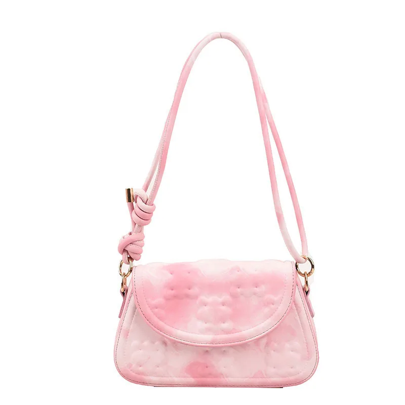 Popular Sac A Main Femme Manufacturer Vegan Leather Bag Contrast Color Crossbody Shoulder Bag For Women