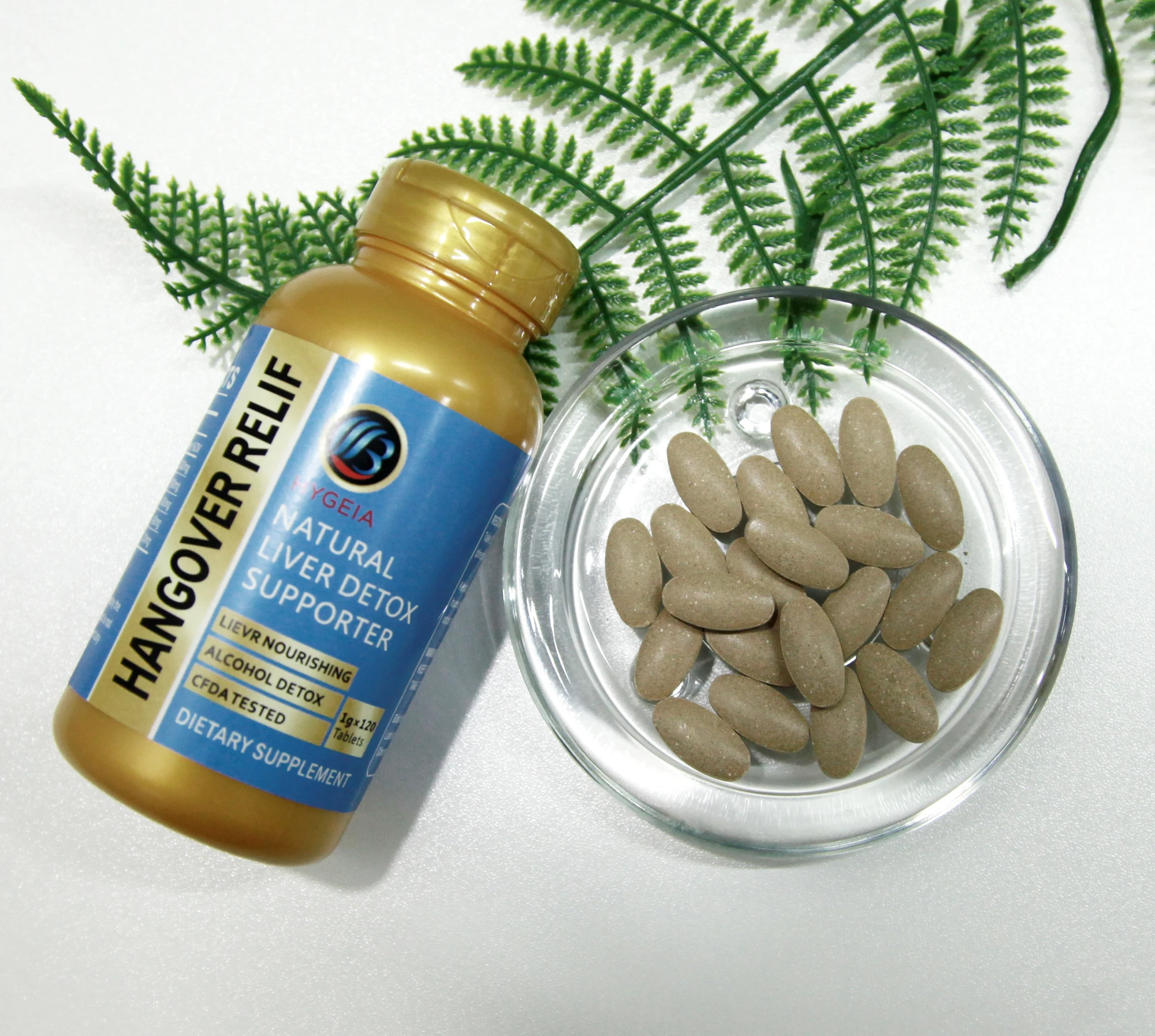 100% Natural Herbal Medicine Health Food Supplements Hangover Relief Tablets