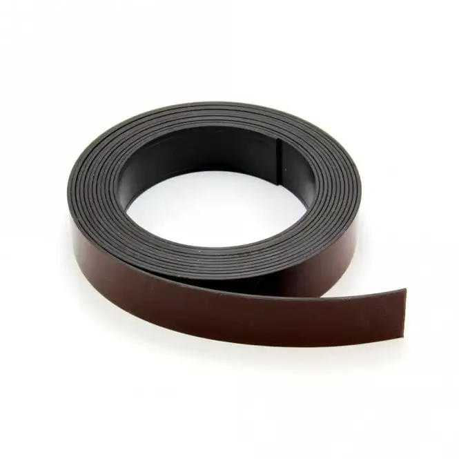 Flexible Magnet Tape Roll 1 Inch x 100 Feet Magnetic Tape with Premium Self Adhesive for DIY Craft Fly Screen Doors and Curtains