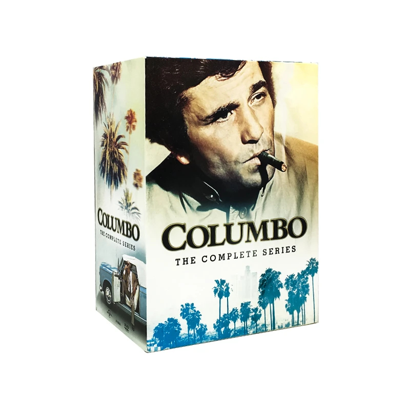 Columbo The Complete Series DVD 34 Discs Factory Wholesale DVD Movies TV Series Cartoon Region 1/Region 2 DVD Free Shipping