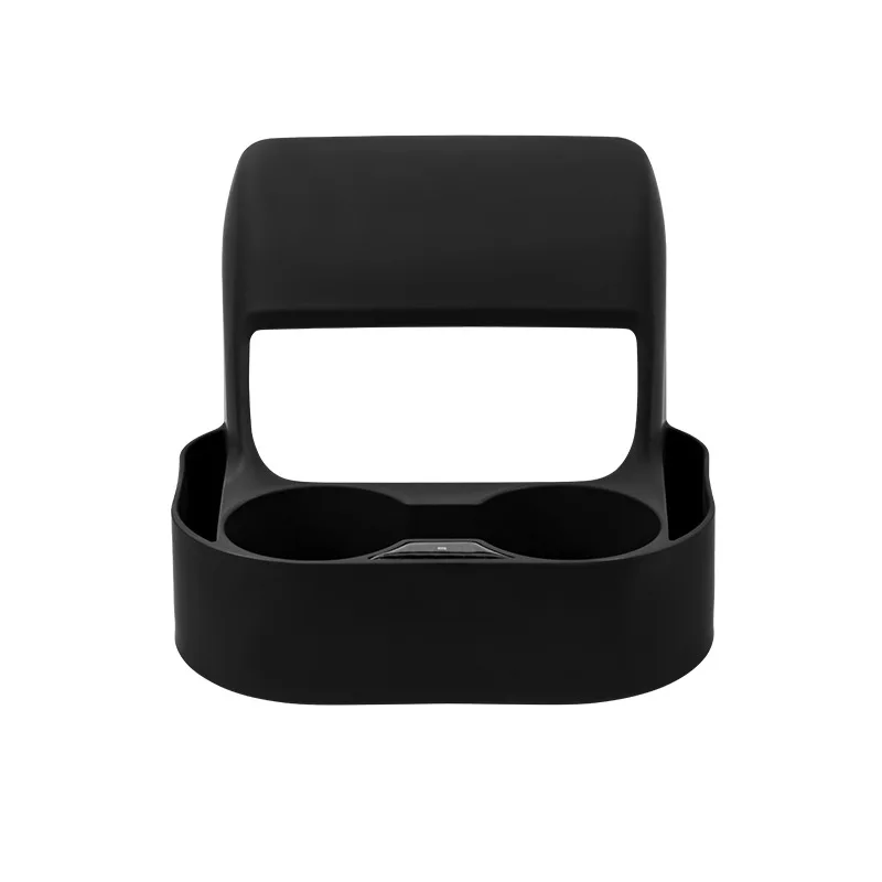 Rear Center Console Organizer Cup Holder Suitable For Tesla Model 3/Y  Car Interior Storage Box Air Vent Storage Box Cup Holder