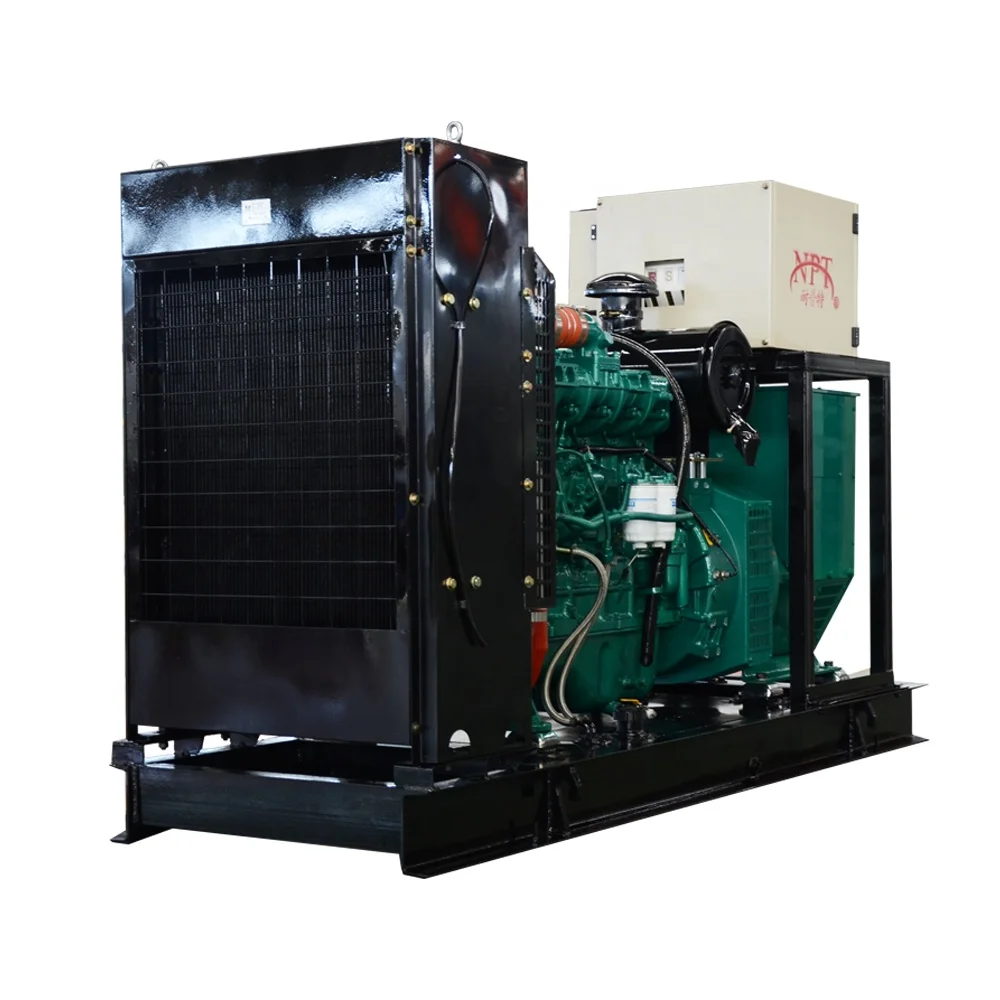 100kw 125 kva power plant 3 phase water cooled biogas generator set